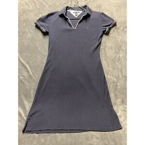 Tommy Hilfiger Dress Woman’s Sz S Navy Nautical Golf Tennis Short Sleeves